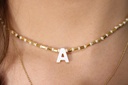 Nácar Letter Choker