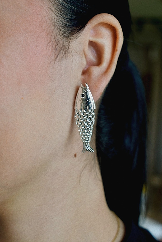 Aretes Trucha Silver