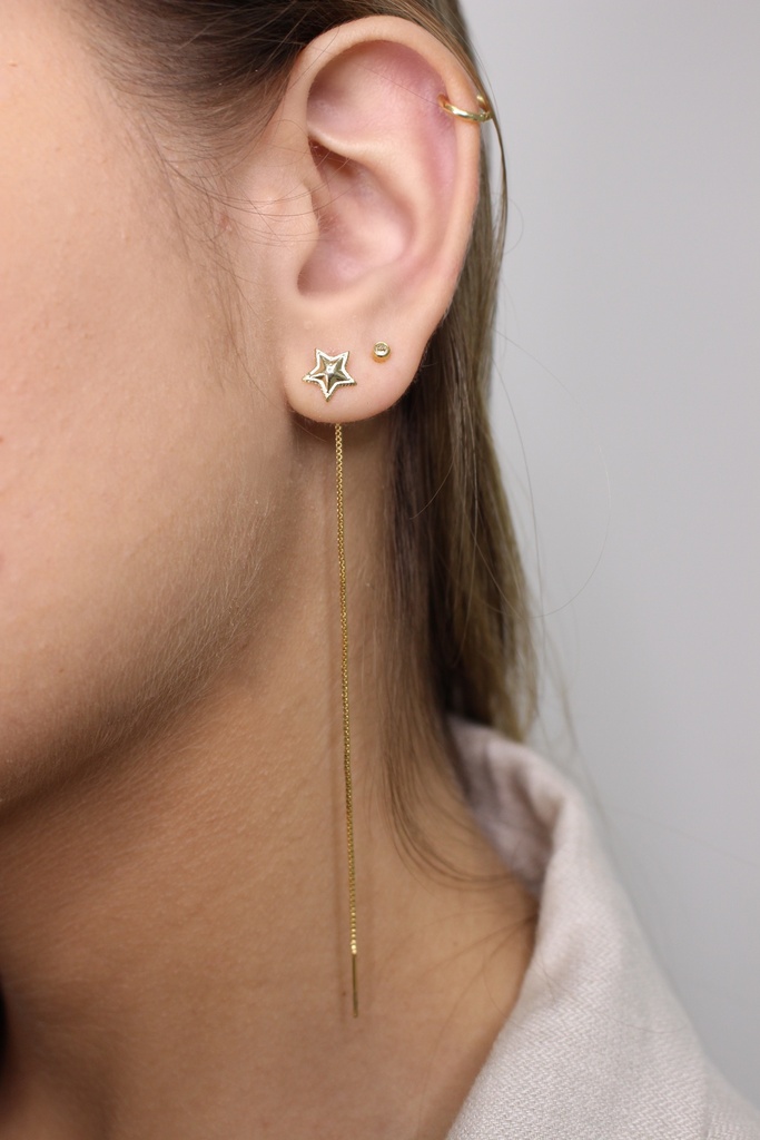 Star Line Earrings