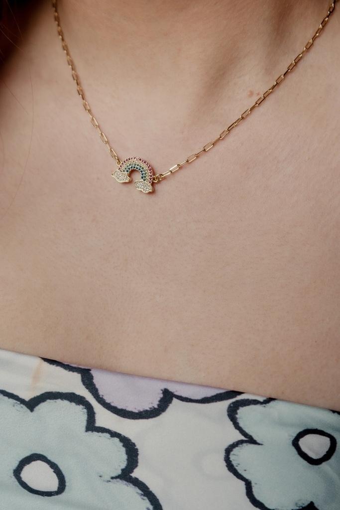 Color rainbow necklace
