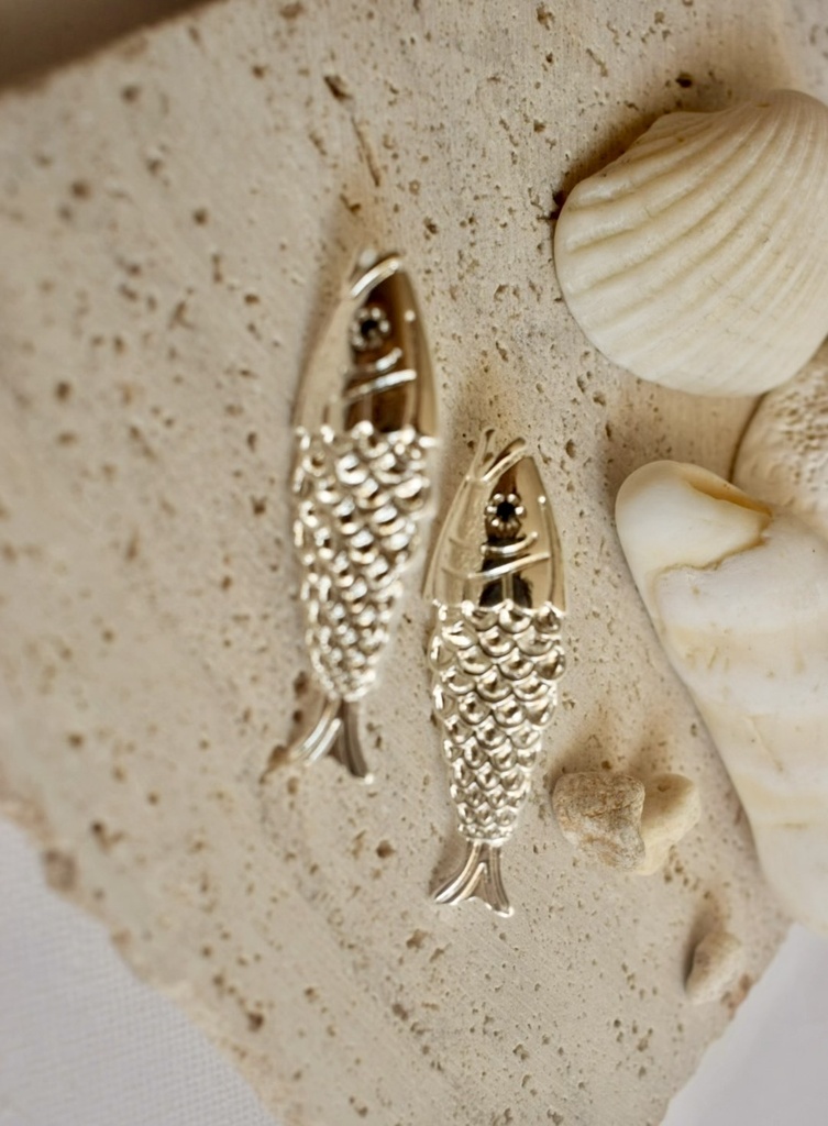 Aretes Trucha Silver